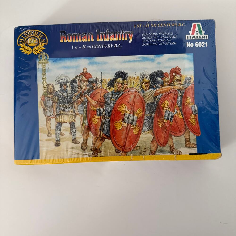 Italeri Roman Infantry 1/72 Model Kit No 6021 Sealed Damaged Box Miniatures